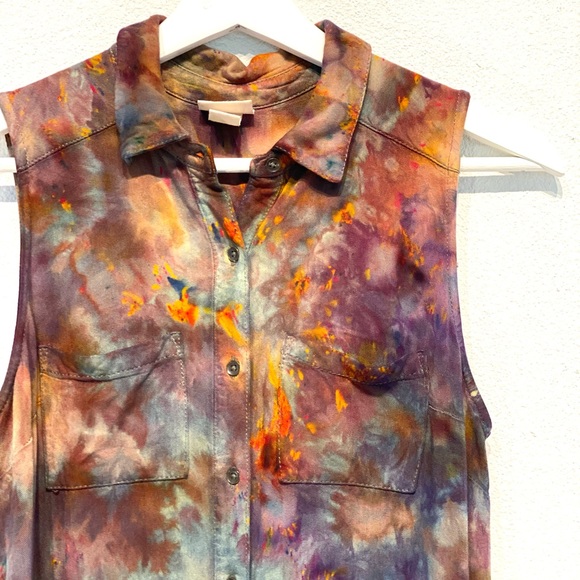 Mossimo Supply Co. Dresses & Skirts - Mossimo Tie Dye Sleeveless Rayon Dress